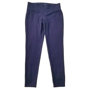Navy Blue Stretch Skinny Ponte Pants INC Skinny Size Size 6 Cropped Length